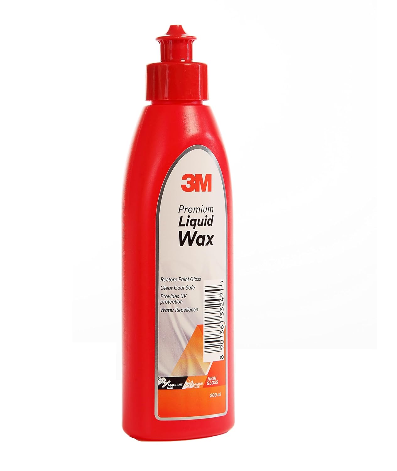 3M Premium Liquid Wax, Restores Car Paint Gloss and Lustre, 